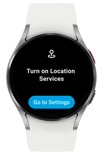 Turn on location services