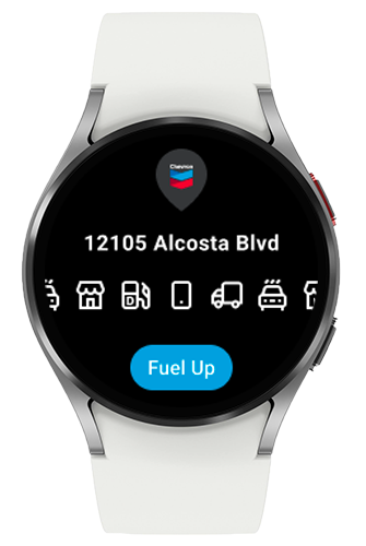 fuel up smart watch chevron app