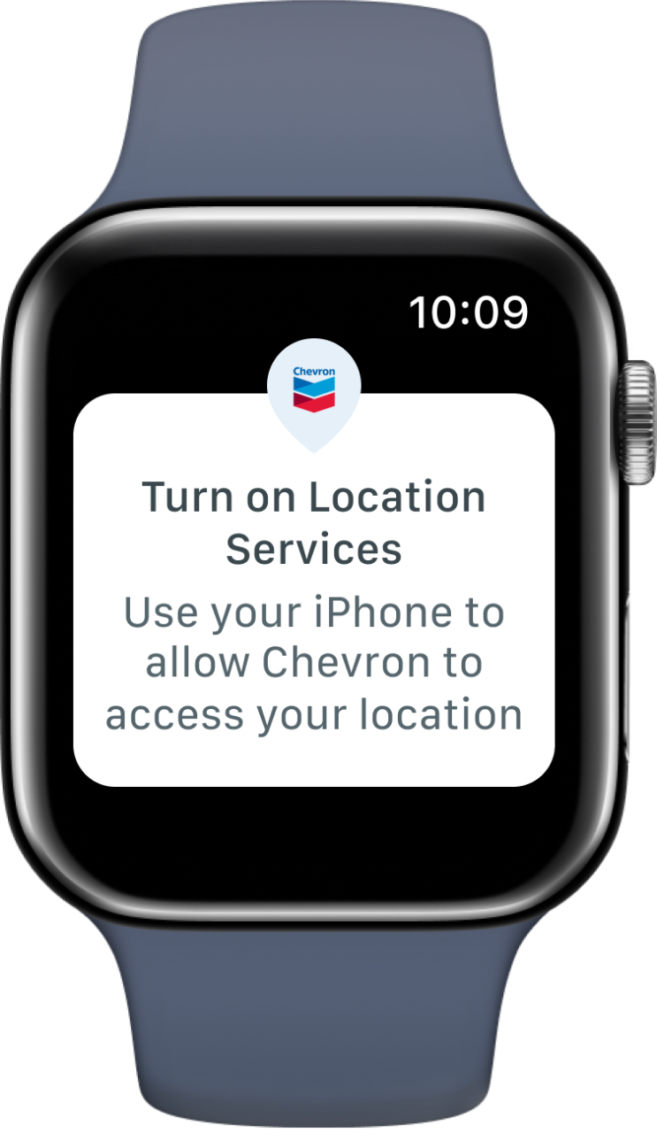 Turn on location services