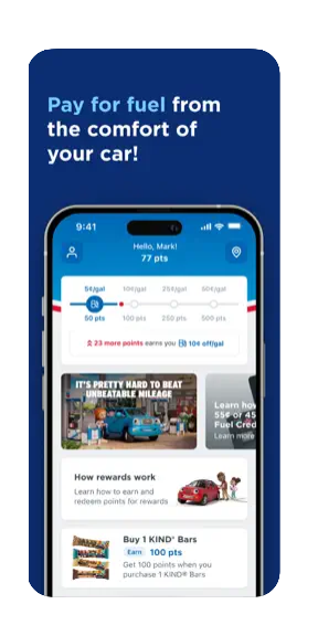 Chevron texaco rewards app homepage