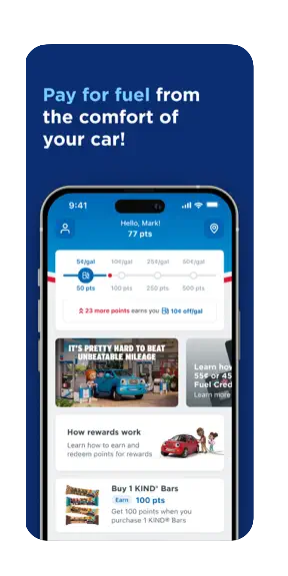 Chevron texaco rewards app homepage